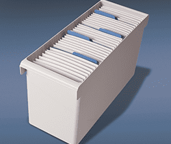 Single Row Punch Card Exchange Bin